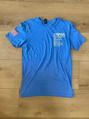 Blue Graphic Tee - Men's Short Sleeve Shirt